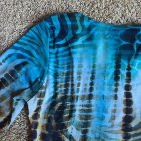 Impulse California 3/4 Sleeve Top Bejeweled SMALL - Picture 9 of 11